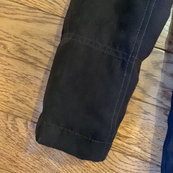 L.L. Bean Vintage Quilted Brown Goose Down Long Parka Coat Faux Fur Collar - Picture 9 of 11